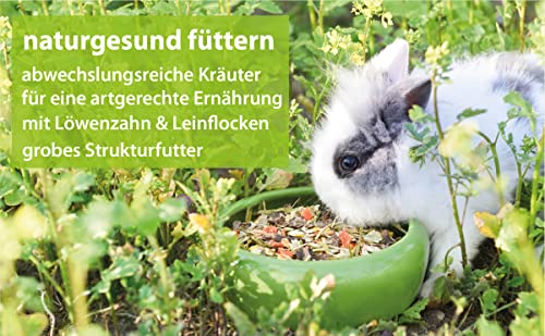 15kg Kaninchenfutter Wiesenknopf Strukturfutter mit Kräuter - 2