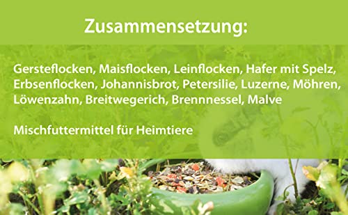 15kg Kaninchenfutter Wiesenknopf Strukturfutter mit Kräuter - 6