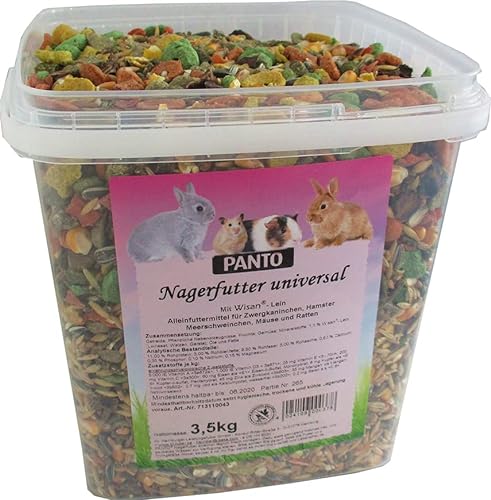 Panto Nagerfutter Universal mit Wisan-Lein, 1er Pack (1 x 25 kg) - 3