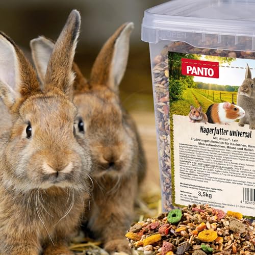 Panto Nagerfutter Universal mit Wisan-Lein, 1er Pack (1 x 25 kg) - 3