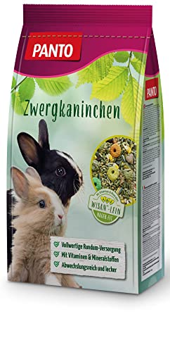 Panto Zwergkaninchenfutter 2.5 kg, 4er Pack (4 x 2.5 kg)