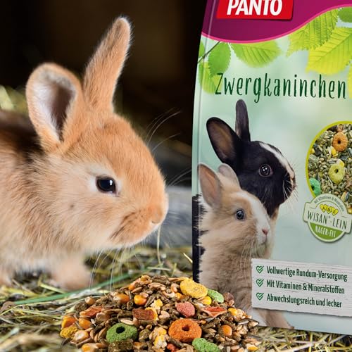 Panto Zwergkaninchenfutter 2.5 kg, 4er Pack (4 x 2.5 kg) - 3