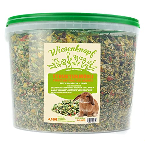 Kaninchenfutter Wiesenknopf Strukturfutter 4,5 kg