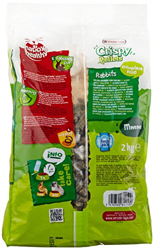 Versele Laga Kaninchenfutter Crispy Pellets 2 kg, 2er Pack (2 x 2 kg) - 2