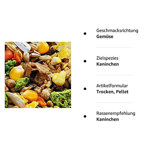 15 kg Garvo 5749 Melange Kaninchenfutter ohne Pellets - 2