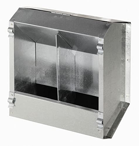 Futterautomat f. Kaninchen 2 Freßplätze aus Metall - 2