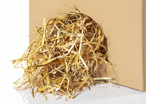 Gerstenstroh Ernte von Heu-Tom ® Strohballen ca. 15 kg, Einstreu Futter Meerschweinchen Hasen Kaninchen direkt vom Hof der Familie Emmerig - 5