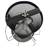 proheim Vogelfutter-Station 30 cm aus Metall Futterspender für bis zu 3 kg Futter Vogelhaus zum Hängen Vogelfutter-Spender mit 8 Futteröffnungen – perfekt für Wildvogelmischungen - 3