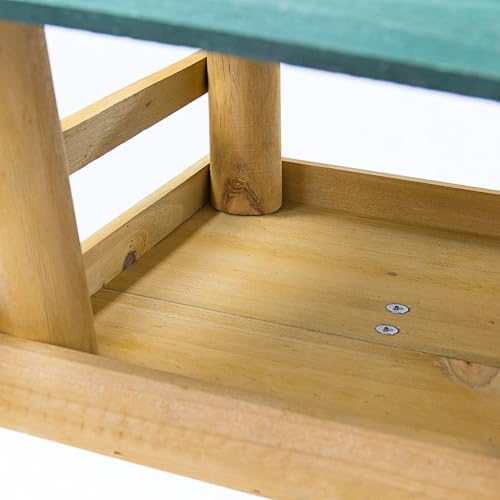 Relaxdays Vogelhaus mit Ständer grün - 9