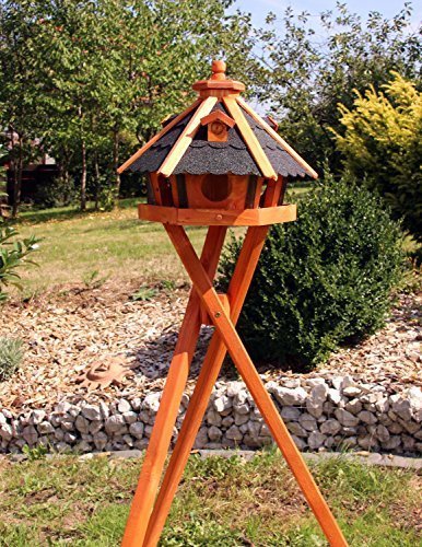 Vogelhaus mit und ohne Ständer Typ 23 Schwarz