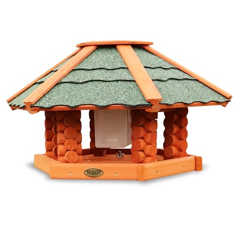 Habau 2510 Vogelhaus Schweden mit Silo und Ständer - 4