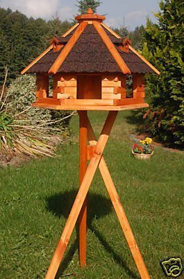 Riesiges XXL Vogelhaus Futterhaus mit Ständer