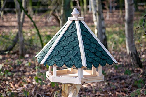 dobar 98521FSCe Klassisches Vogelhaus aus Holz, groß XL, 45 x 51 x 41 cm - 2