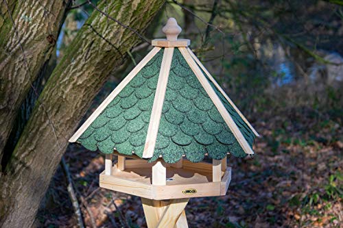 dobar 98521FSCe Klassisches Vogelhaus aus Holz, groß XL, 45 x 51 x 41 cm - 3
