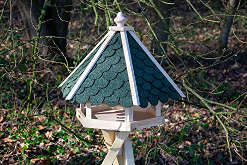 dobar 98521FSCe Klassisches Vogelhaus aus Holz, groß XL, 45 x 51 x 41 cm - 4