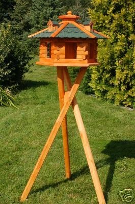 XXL Vogelhaus Vogelvilla Ständer Dach grün