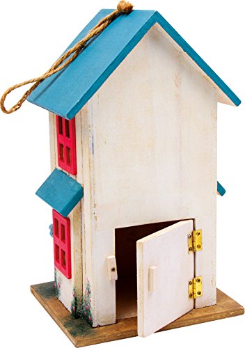 Small Foot by Legler Vogelhäuser mit süßen Verzierungen, gemütliches Zuhause für alle Singvögel im Winter, mit kleiner Klappe und Riegel - 3