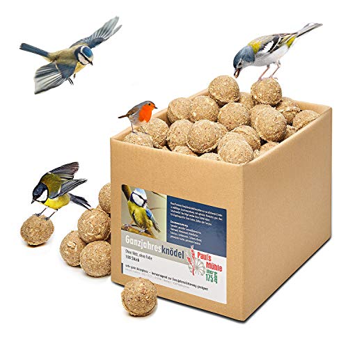 Pauls Mühle Ganzjahresknödel mit Insekten und Trockenfrüchten ohne Netz ohne Folie 100 Stück NEU - 3