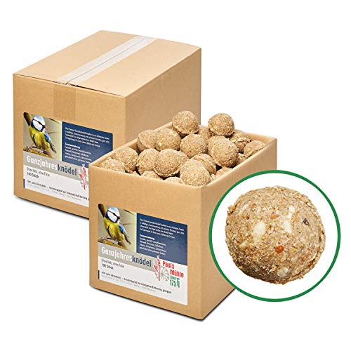 Pauls Mühle Ganzjahresknödel mit Insekten und Trockenfrüchten 2 x 100 Stück