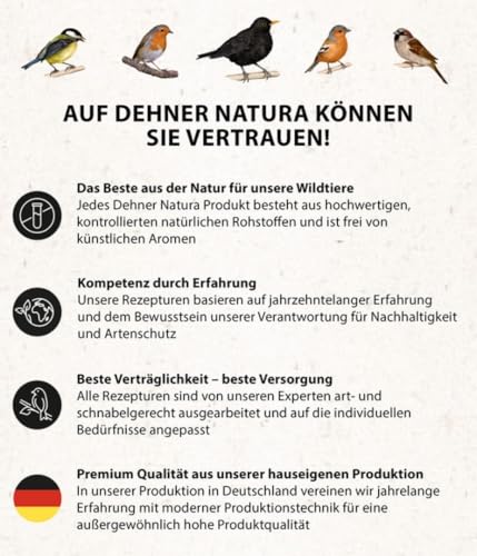 Dehner Natura Wildvogelfutter, Insekten-Knödel, ohne Netz, 100 Stück (10 kg) - 5