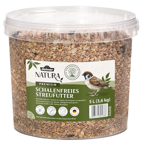 Dehner Natura schalenfreies Streufutter, 5 l (3.6 kg)