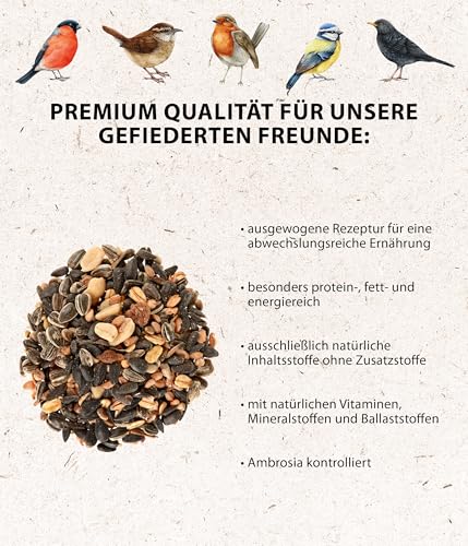 Dehner Natura Wildvogelfutter, Streufutter, 20 kg - 2