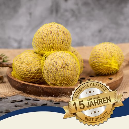 100 stk =9 kg Meisenknödel mit Netz Wildvogelfutter Ganzjahresknödel Fettfutter - 4