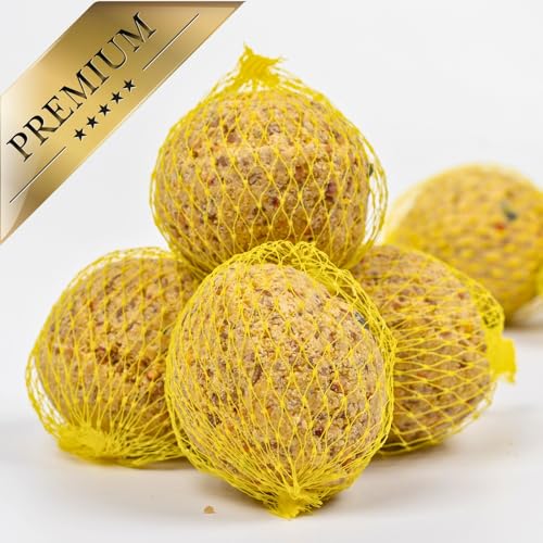 100 stk =9 kg Meisenknödel mit Netz Wildvogelfutter Ganzjahresknödel Fettfutter - 5