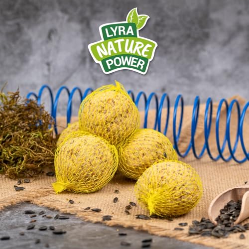 100 stk =9 kg Meisenknödel mit Netz Wildvogelfutter Ganzjahresknödel Fettfutter - 6