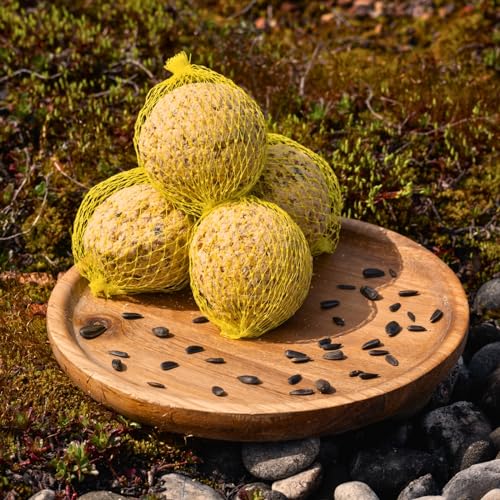 100 stk =9 kg Meisenknödel mit Netz Wildvogelfutter Ganzjahresknödel Fettfutter - 7