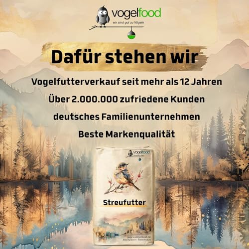25 kg SaMore Streufutter Bird´s Garden Wildfogelfutter Sommerstreu Winterstreu Körnerfutter-kostenloser Versand innerhalb Deutschlands (außer Inseln) - 2