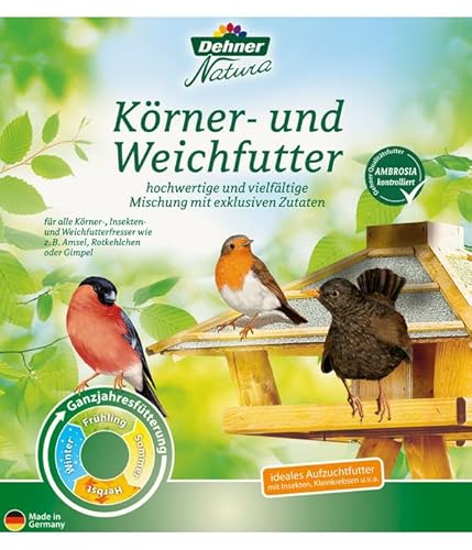 Dehner Natura Wildvogelfutter, Körner- und Weichfutter, 5 kg - 6