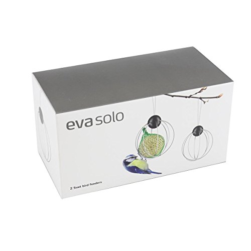 Eva Solo 571033 Meisenknödelhalter, 2er Set, Durchmesser 8 cm, Mit Aufhänger, Edelstahl/Schwarz - 5