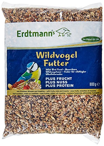 Erdtmanns Wildvogelfutter plus, 1er Pack (1 x 800 g)