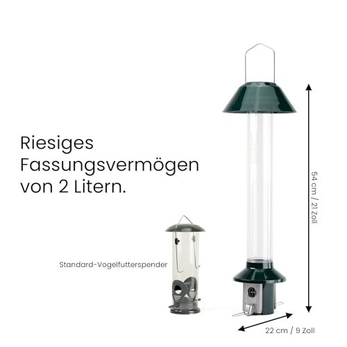 Eichhörnchensichere Vogelfutterstation - 8