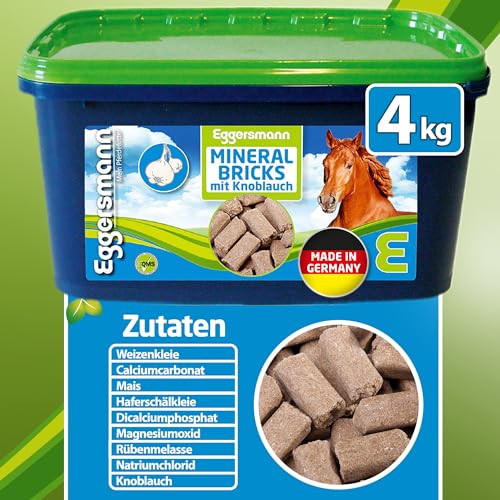 Eggersmann Mineral Bricks Knoblauch für Pferde, 1-er Pack (1 x 4 kg) - 5