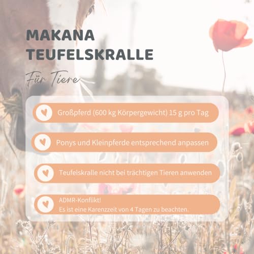 Makana ® Teufelskralle, gemahlen, 1 kg Beutel (1 x 1 kg) - 3