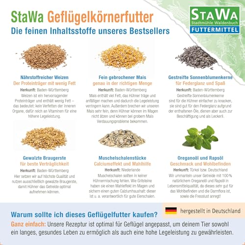 StaWa Hühnerfutter Geflügelkörnerfutter Körnerfutter 25 kg !!!GVO frei!!! - 3