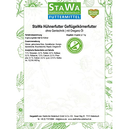 StaWa Hühnerfutter Geflügelkörnerfutter Körnerfutter 25 kg !!!GVO frei!!! - 5