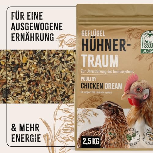 AniForte Hühnertraum Gesunde Belohnung 2,5 kg – Naturprodukt für Hühner - 6