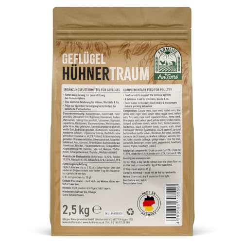 AniForte Hühnertraum Gesunde Belohnung 2,5 kg – Naturprodukt für Hühner - 7
