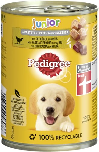 Pedigree-Junior-Hundefutter-Geflügel-Reis