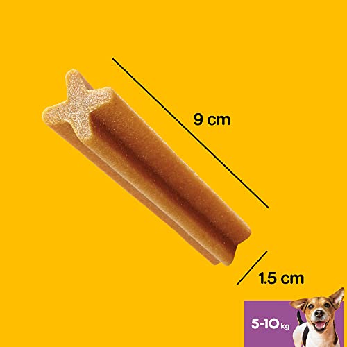 Pedigree DentaStix Hundesnack für kleine Hunde (5-10kg), Zahnpflege-Snack mit Huhn und Rind, 1 Packung je 56 Stück (1 x 880 g) - 2