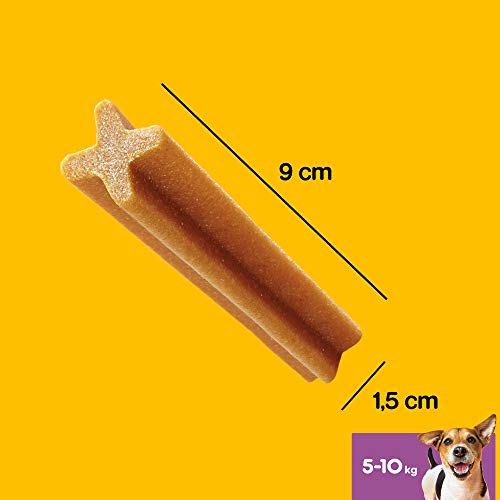 Pedigree DentaStix Hundesnack für kleine Hunde (5-10kg), Zahnpflege-Snack mit Huhn und Rind, 1 Packung je 56 Stück (1 x 880 g) - 3