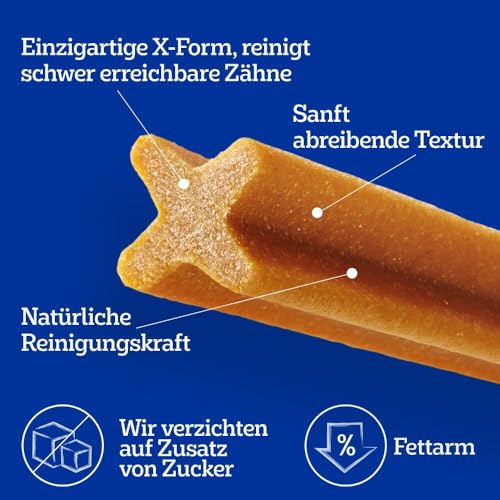 Pedigree DentaStix Hundesnack für kleine Hunde (5-10kg), Zahnpflege-Snack mit Huhn und Rind, 1 Packung je 56 Stück (1 x 880 g) - 7