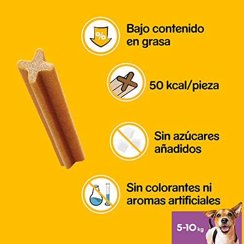 Pedigree DentaStix Hundesnack für kleine Hunde (5-10kg), Zahnpflege-Snack mit Huhn und Rind, 1 Packung je 56 Stück (1 x 880 g) - 8