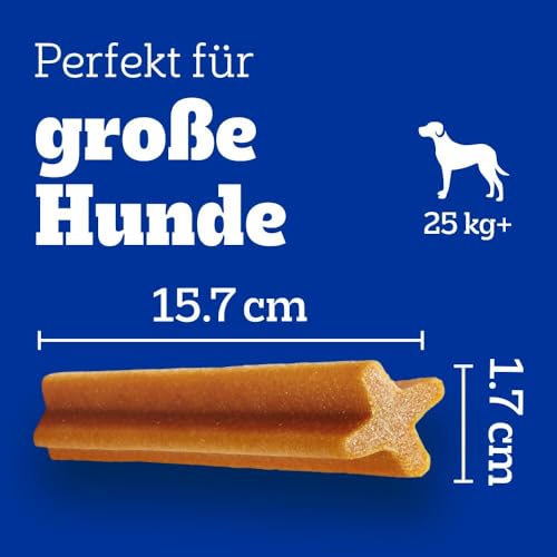 Pedigree DentaStix Hundesnack für große Hunde (25kg+), Zahnpflege-Snack mit Huhn und Rind, 1 Packung je 56 Stück (1 x 2.16 kg) - 4
