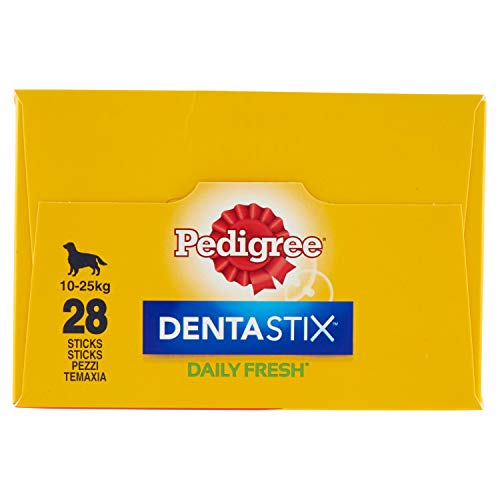 Pedigree DentaStix Fresh Snacks Multipack für mittelgrosse Hunde (10-25kg), 4 x 7 Stück, 1er Pack (1 x 720 g) - 5