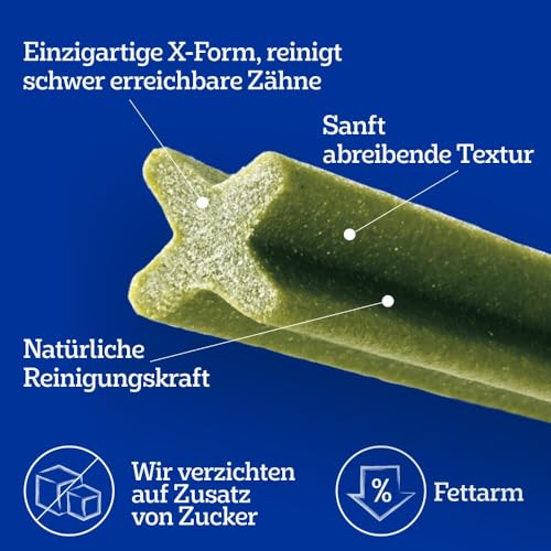 Pedigree DentaStix Fresh Hundesnack für mittelgroße Hunde (10-25kg), Zahnpflege-Snack mit Eukalyptusöl und Grüner Tee-Extrakt, 4 Packungen je 28 Stück (4 x 720 g) - 8
