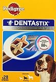 Pedigree Snacks DentaStix Multipack für mittelgrosse Hunde (10-25kg), 2er Pack (2 x 720 g)
